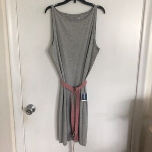 Heather gray tank dress